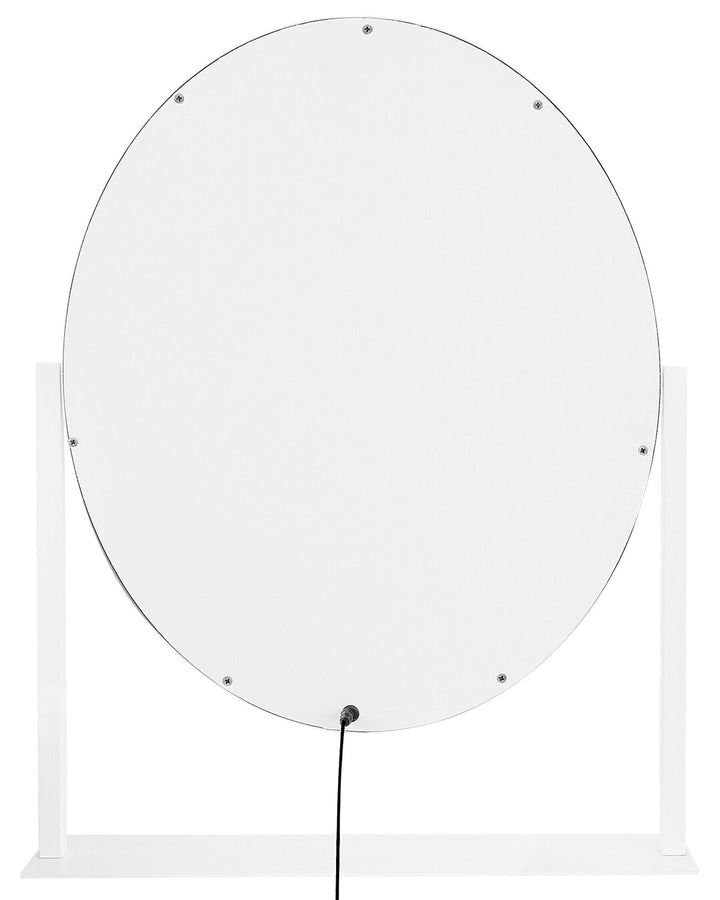 Metal LED Standing Vanity Mirror 50 x 60 cm White Rostrenen