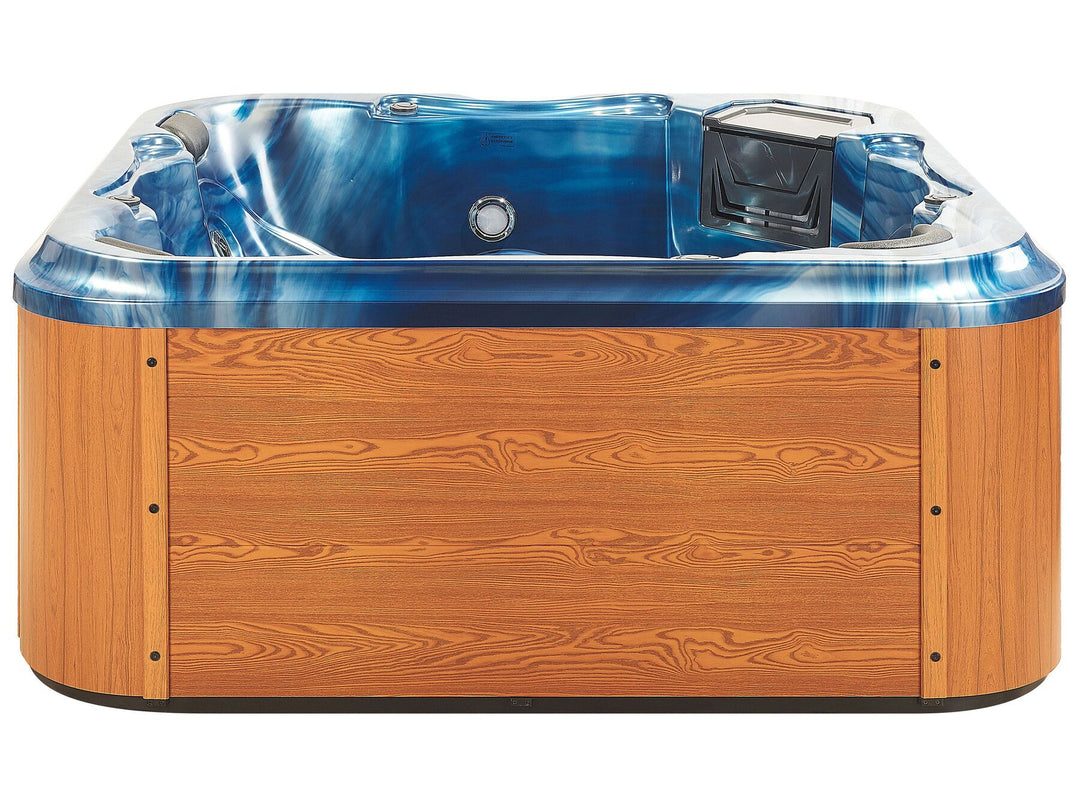 Square Hot Tub with LED Blue Tularosa