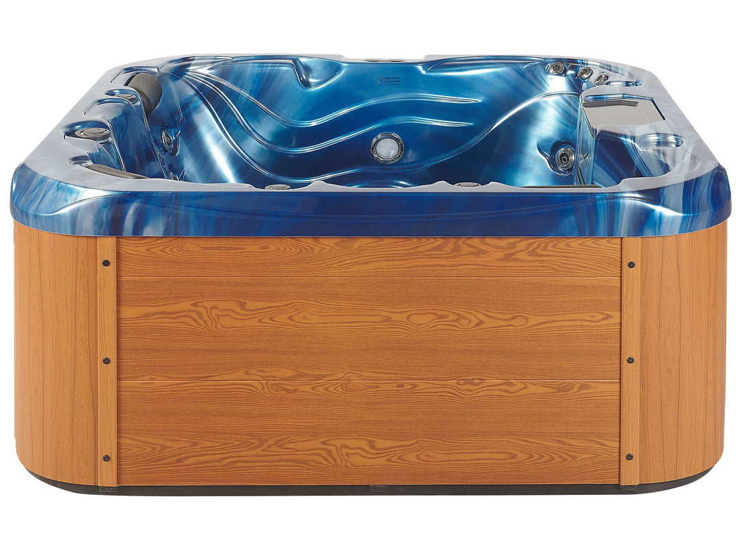 Square Hot Tub with LED Blue Lastarria