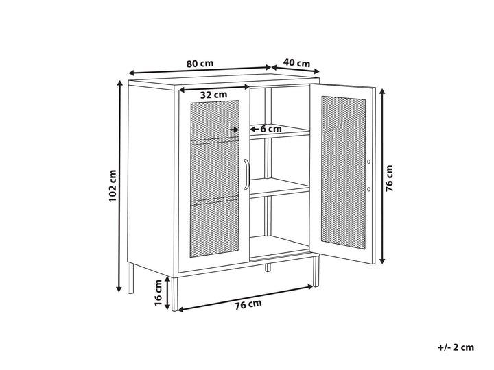 Steel Sideboard Black Wakatipu