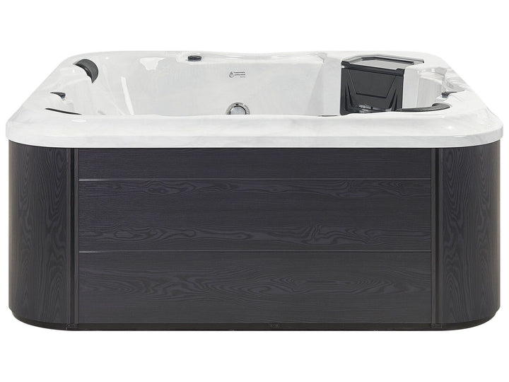 Square Hot Tub with LED White Tularosa