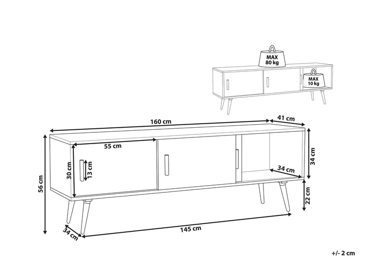 TV Stand White Indiana