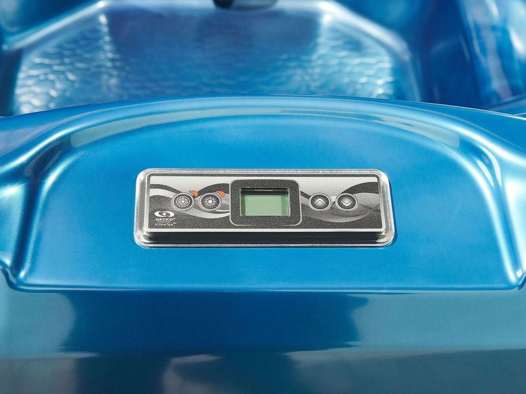 Square Hot Tub with LED Blue Tularosa