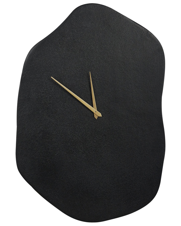 Wall Clock 64 x 44 cm Black Ganges