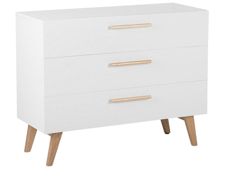 3 Drawer Chest of Drawers White Salem