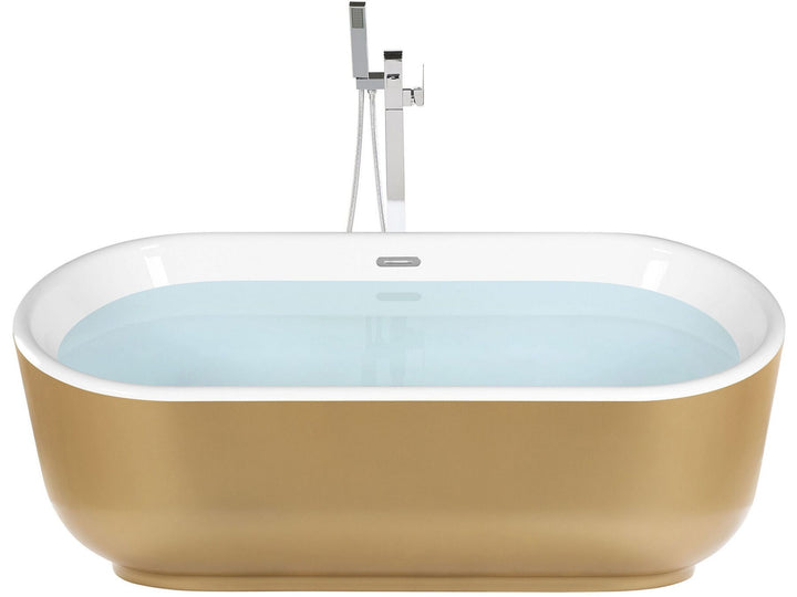 Freestanding Bath 1700 x 800 mm Gold Pinel