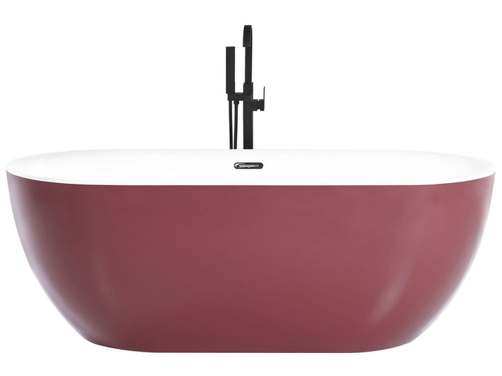 Freestanding Bath 1700 x 800 mm Red Carrera