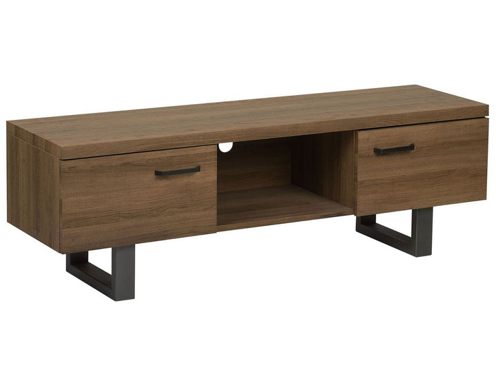 TV Stand Dark Wood Timber