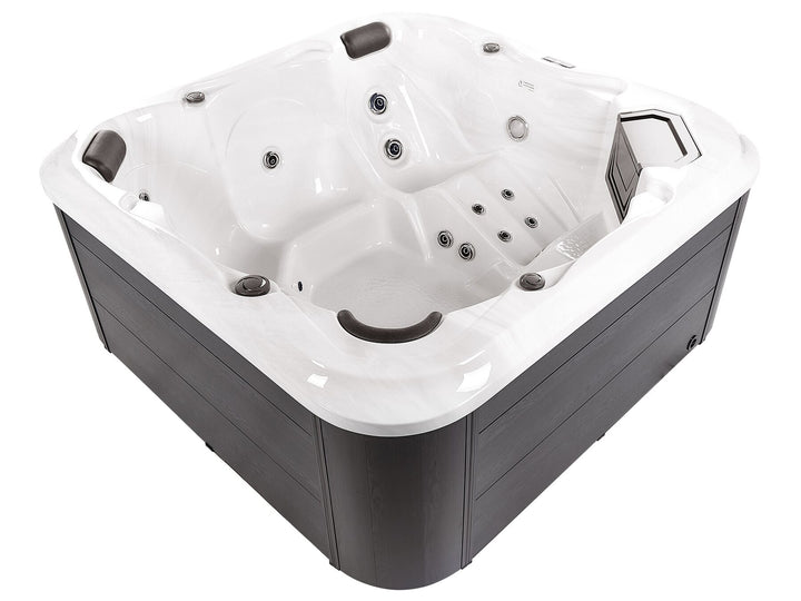 Square Hot Tub with LED White Tularosa