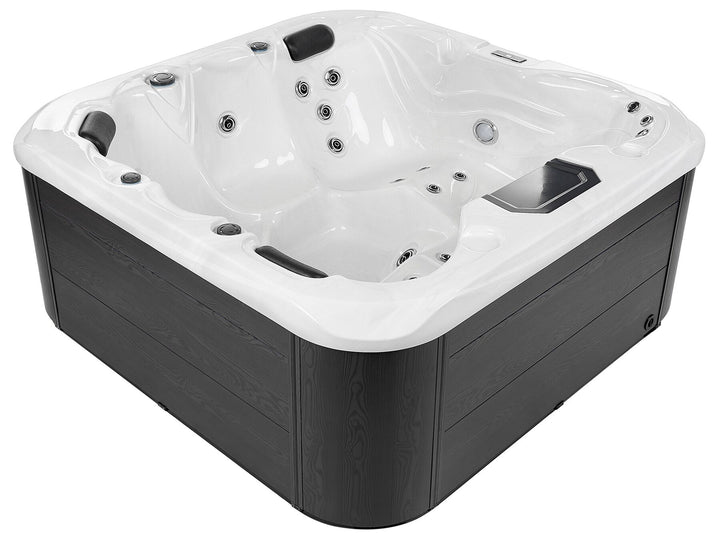 Square Hot Tub with LED White Lastarria