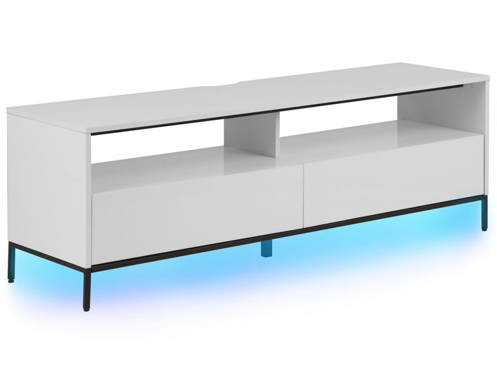 TV Stand LED White Sydney