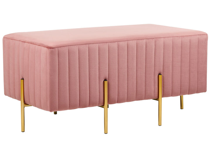 Velvet Bench Pink Dayton