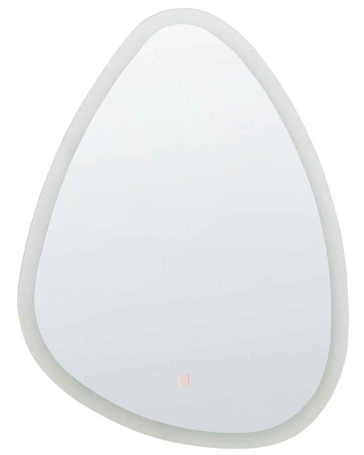 LED Wall Mirror ø 78 cm Silver Bethune