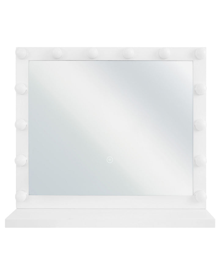 LED Dressing Table Mirror 50 x 60 cm White Beauvoir