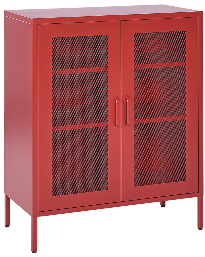 Steel Sideboard Red Wakatipu