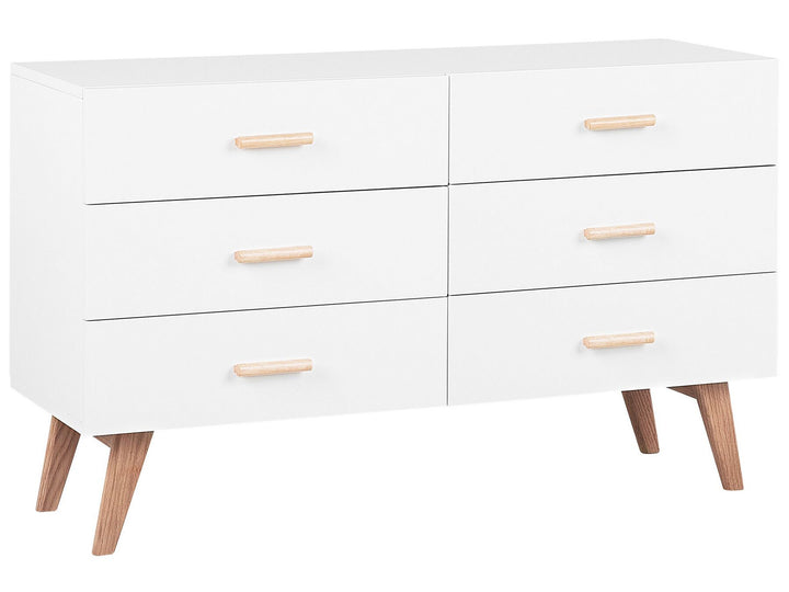 6 Drawer Chest White Newark II