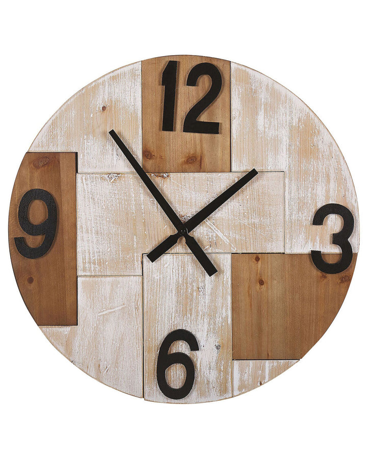 Wall Clock ø 60 cm Light Wood Michapan