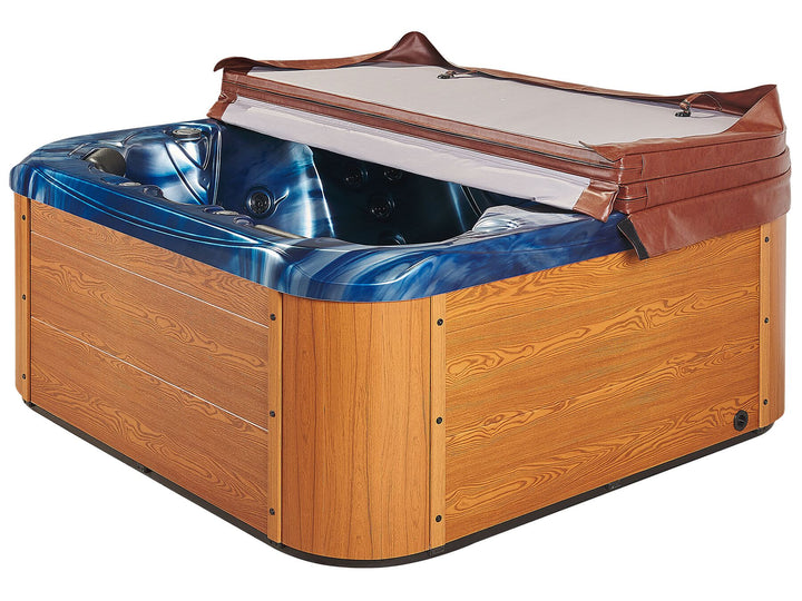 Square Hot Tub with LED Blue Lastarria