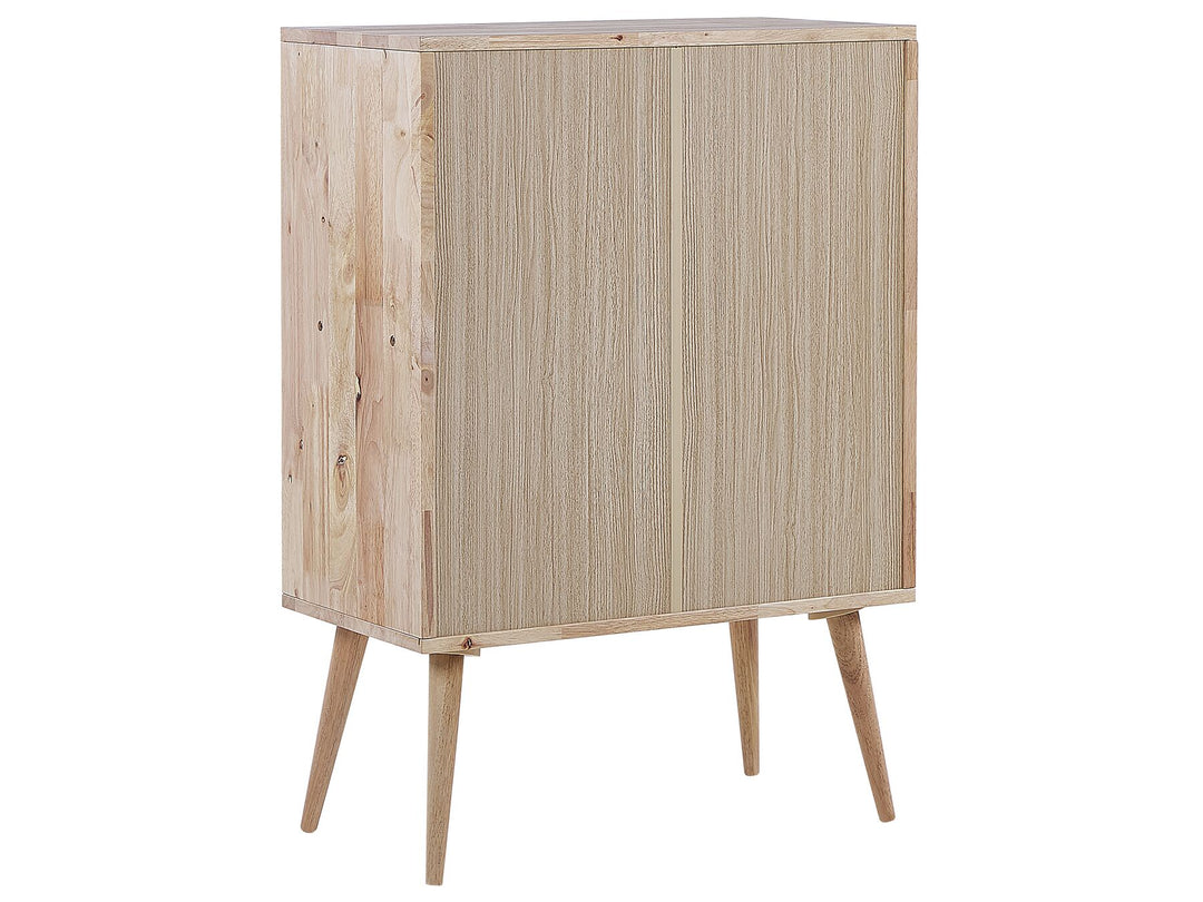 2 Door Rubberwood Sideboard Light Chandler