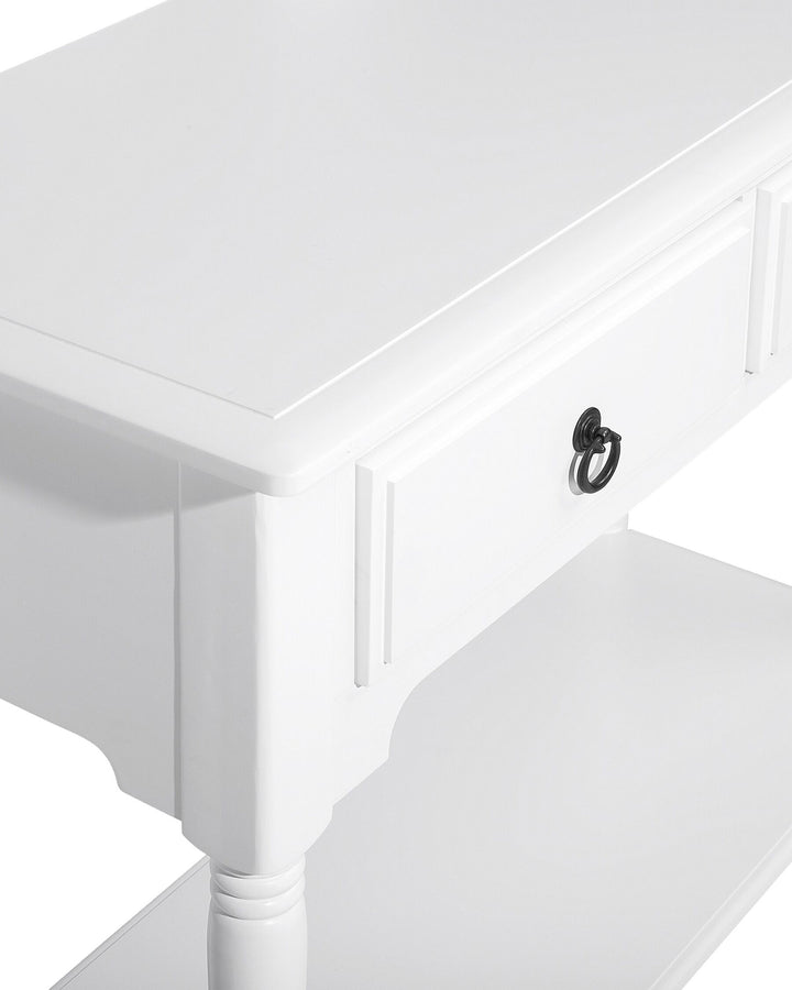 2 Drawer Console Table White Lowell