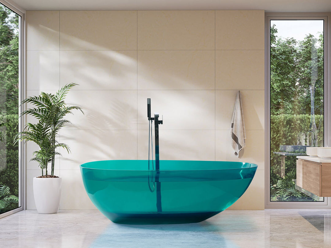 Freestanding Bath 1690 x 780 mm Teal Blancarena