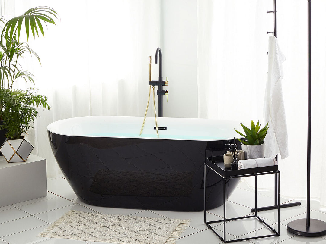 Freestanding Bath 1800 x 800 mm Black Carrera