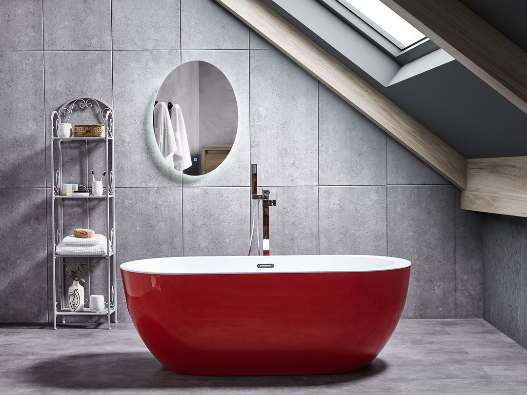 Freestanding Bath 1700 x 800 mm Red Nevis