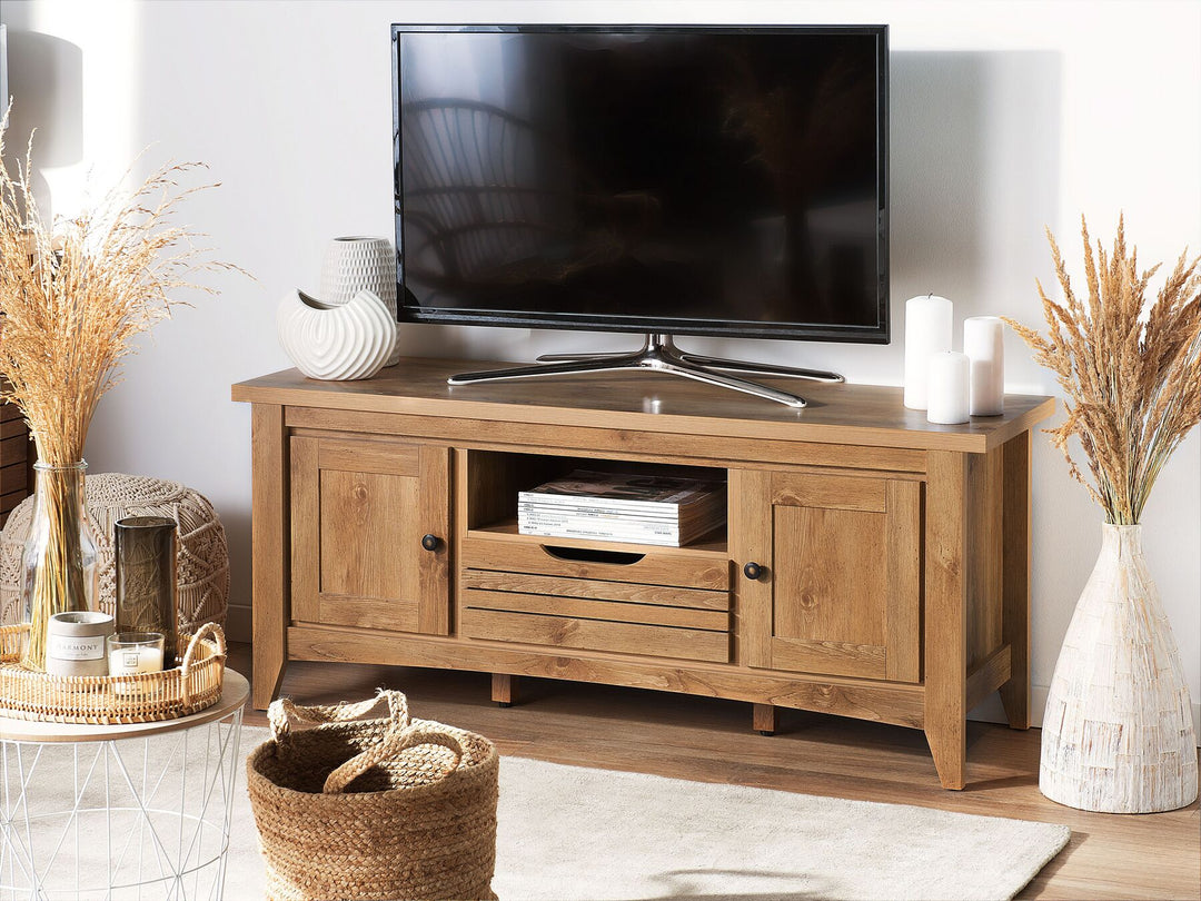 TV Stand Light Wood Agora