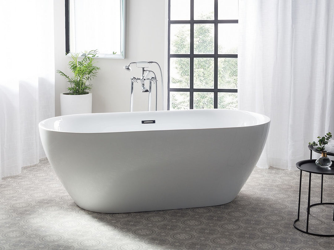 Freestanding Bath 1800 x 800 mm White Carrera