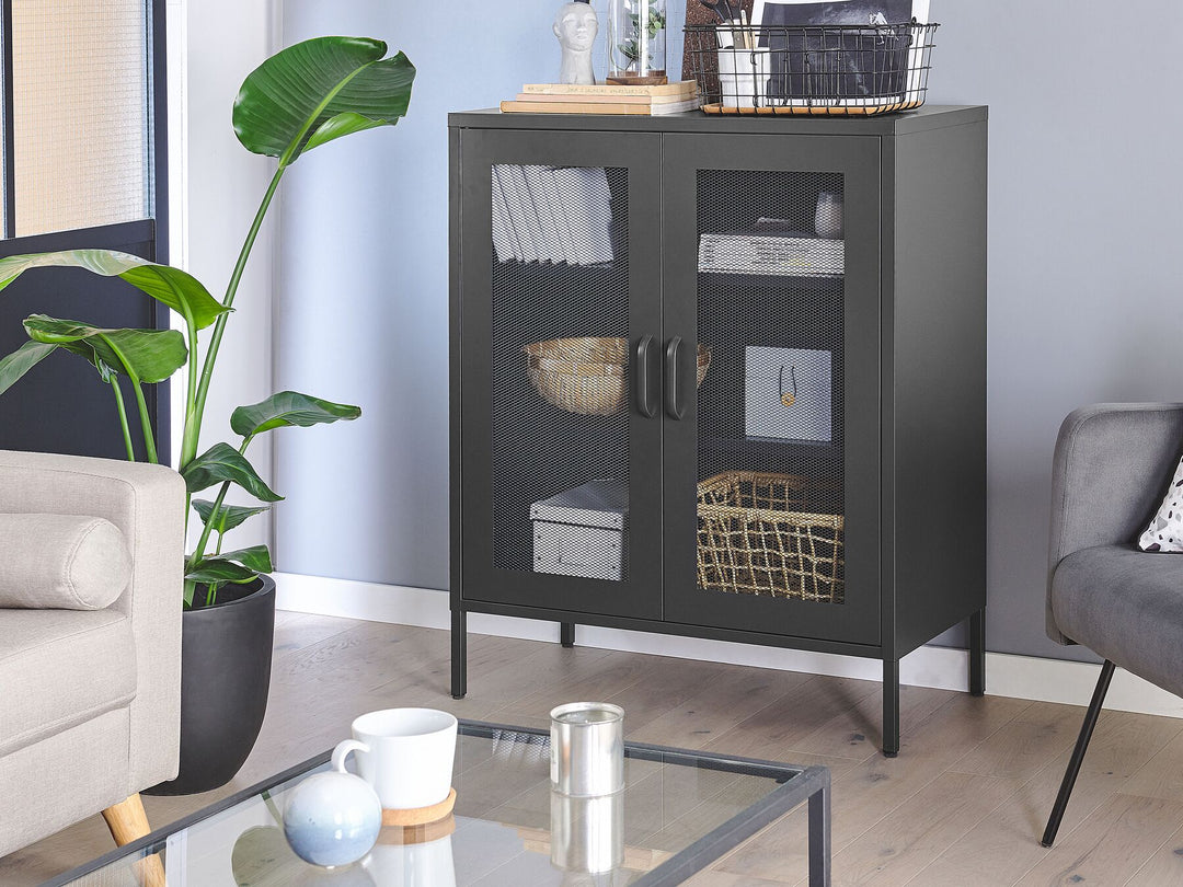 Steel Sideboard Black Wakatipu