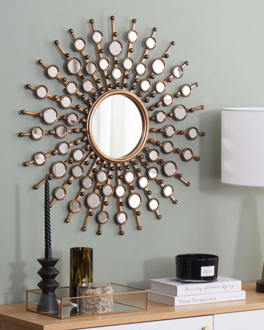 Wall Mirror 70 cm Gold Blois