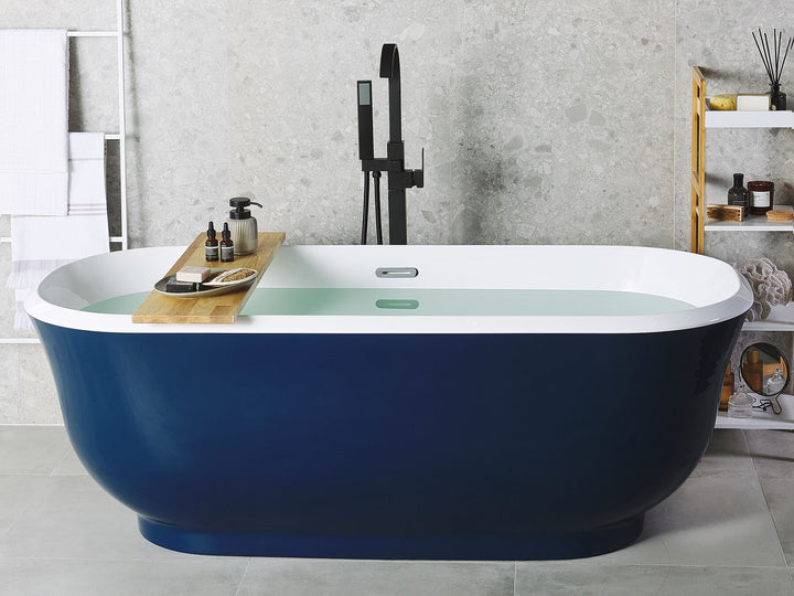 Freestanding Bath 1700 x 770 mm Blue Tesoro