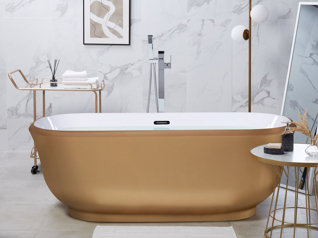 Freestanding Bath 1700 x 770 mm Gold Tesoro