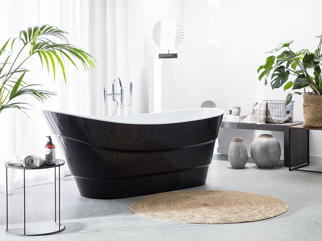 Freestanding Bath 1700 x 730 mm Black Buenavista