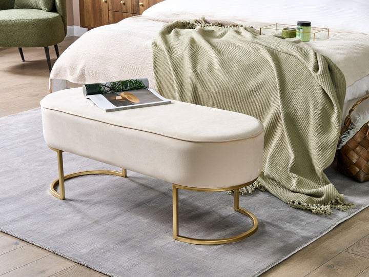 Velvet Bench Cream Milry