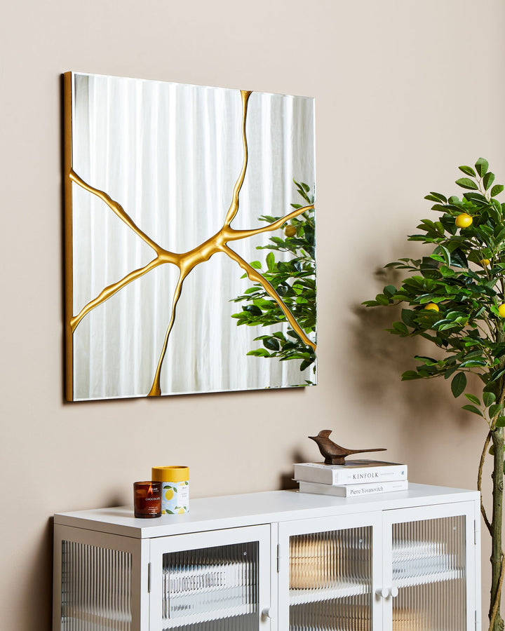 Wall Mirror 80 cm Gold Coole