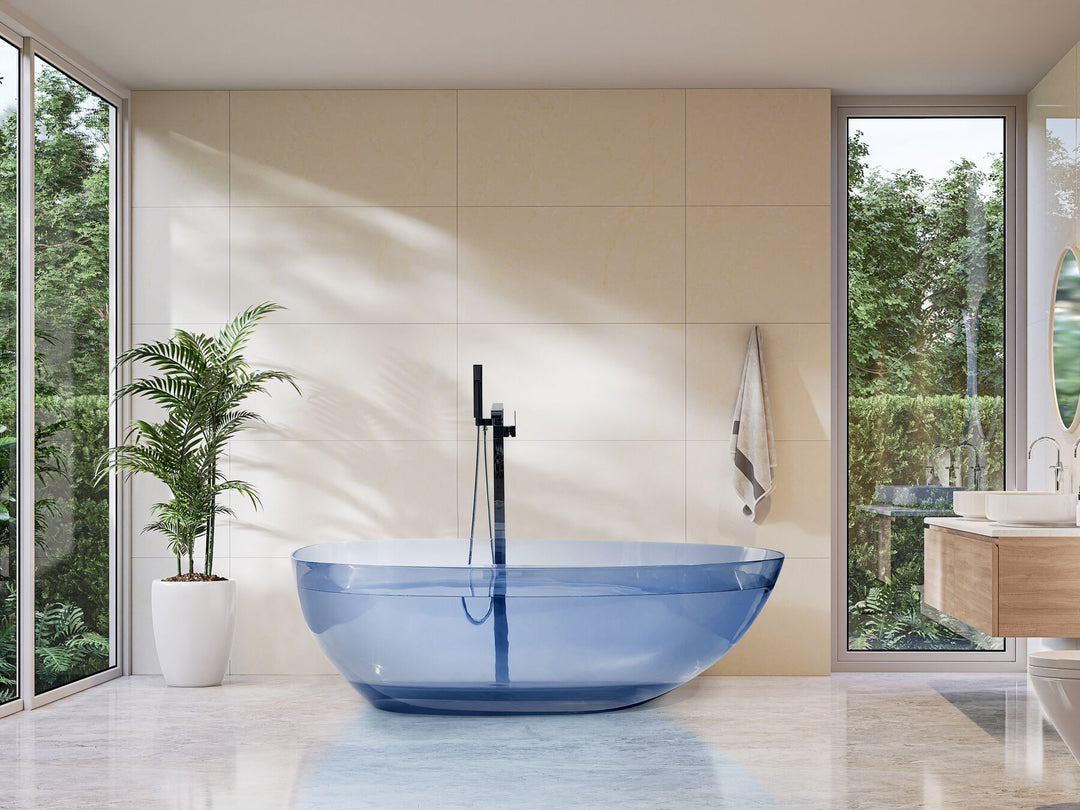 Freestanding Bath 1690 x 780 mm Blue Blancarena