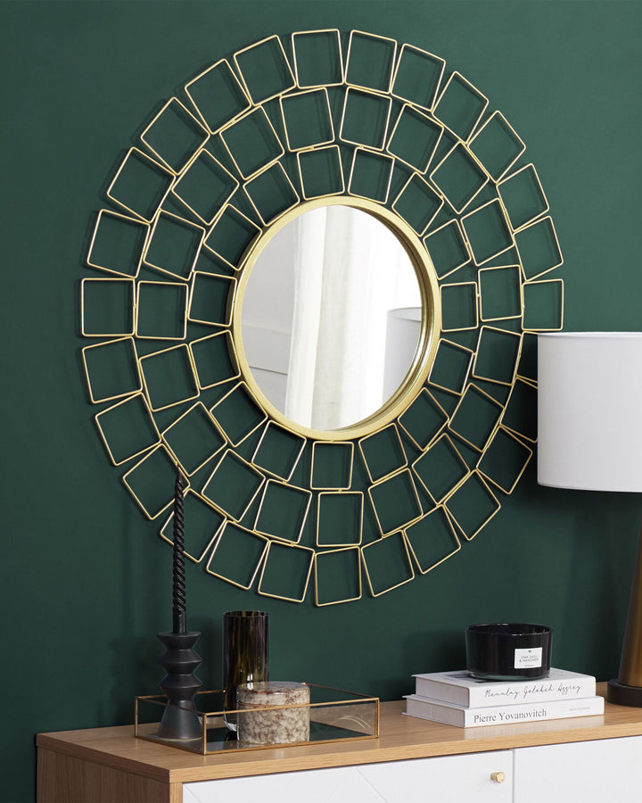 Wall Mirror 90 cm Gold Labrit