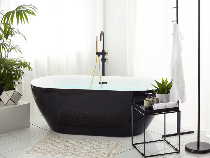 Freestanding Bath 1700 x 800 mm Black Carrera