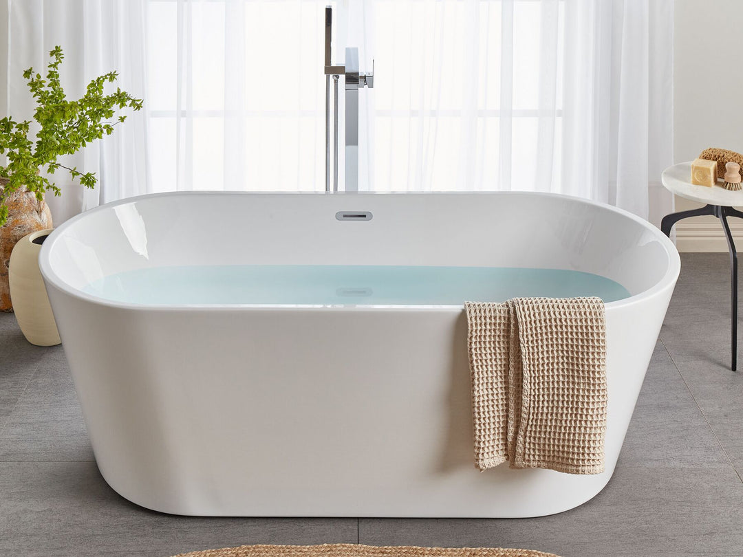 Freestanding Bath 170 x 72 cm White Havana