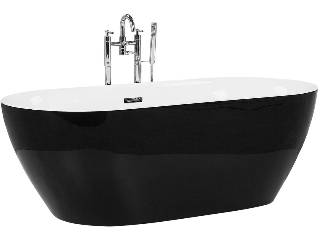 Freestanding Bath 1700 x 800 mm Black Carrera