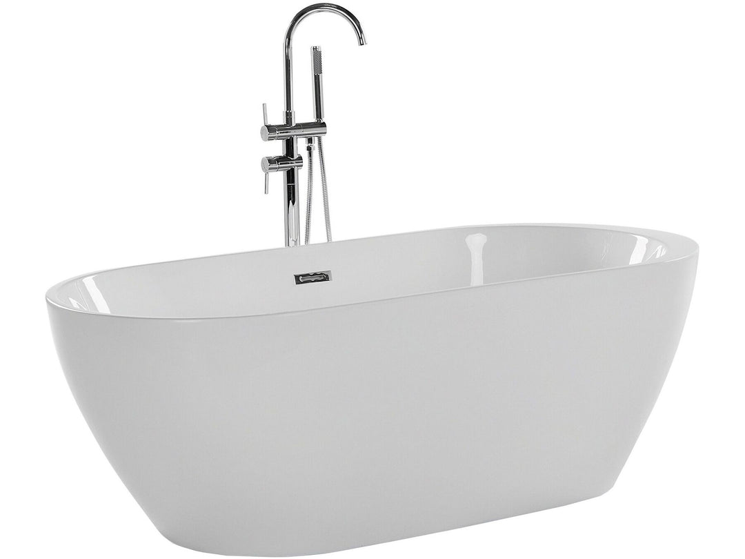 Freestanding Bath 1600 x 750 mm White Nevis