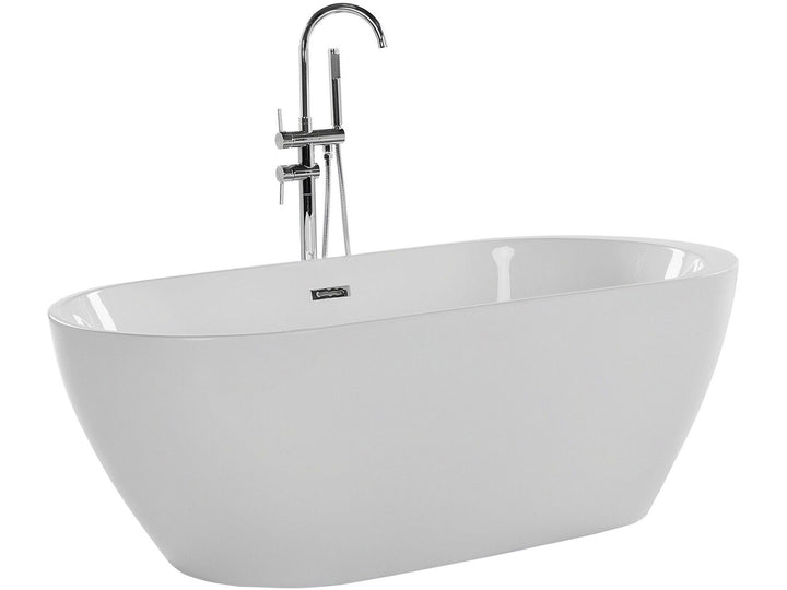 Freestanding Bath 1600 x 750 mm White Nevis