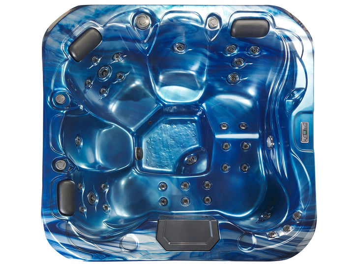 Square Hot Tub with LED Blue Lastarria