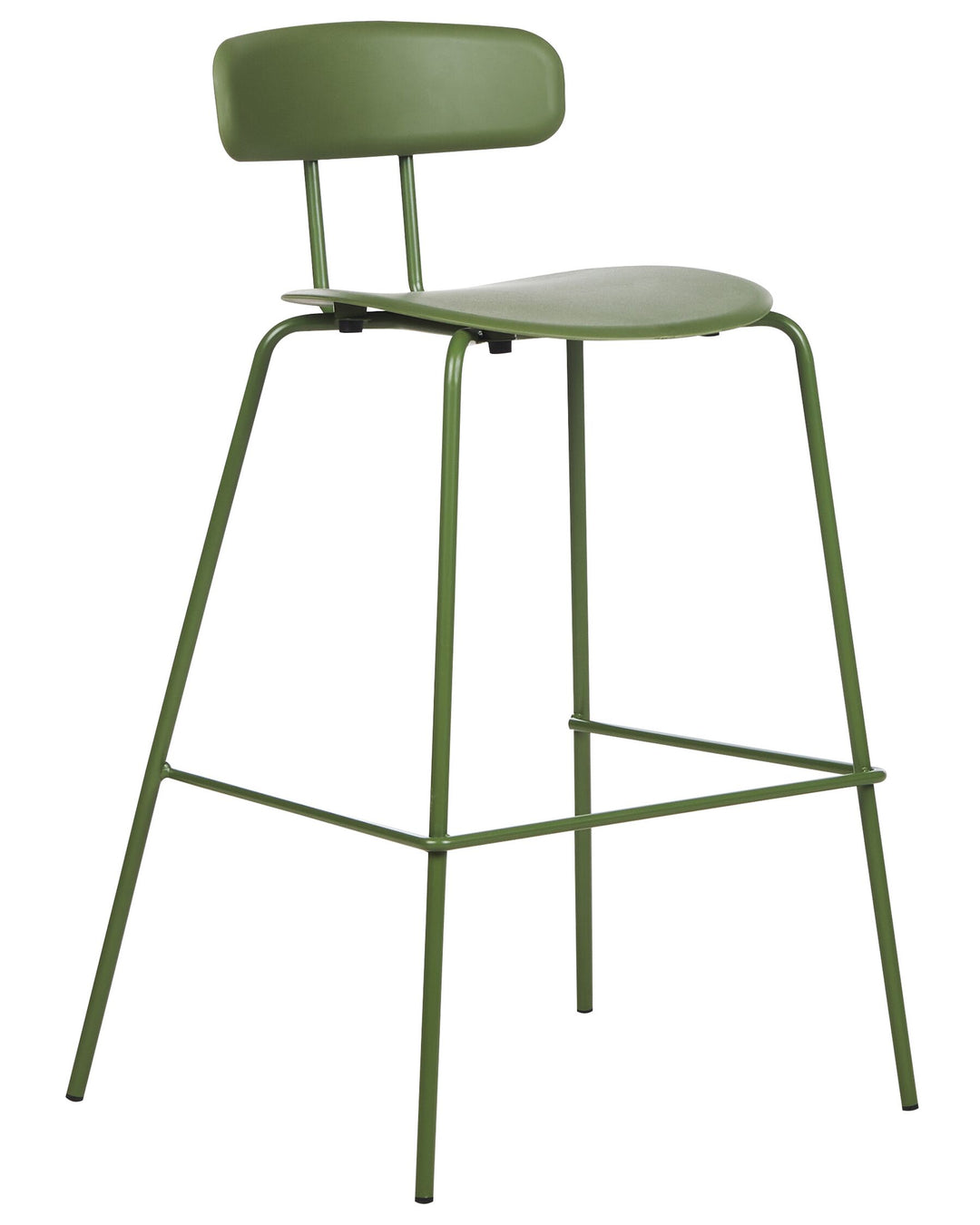 Bar Chair Set of 2 Green Sibley