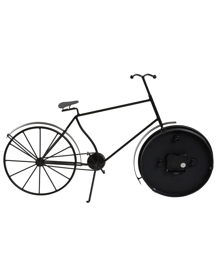 Table Clock Bicycle Black Lillo