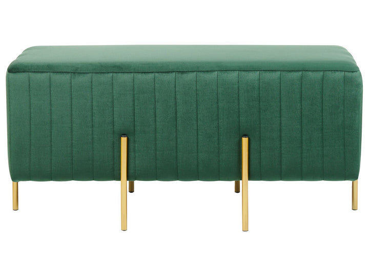 Velvet Bench Green Dayton