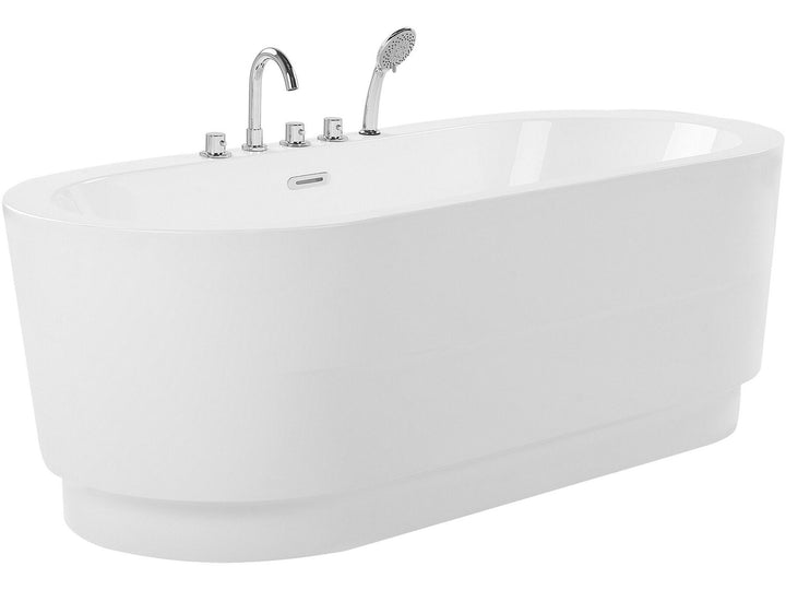 Freestanding Bath with Fixtures 1700 x 800 mm White Empresa