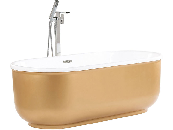 Freestanding Bath 1700 x 800 mm Gold Pinel