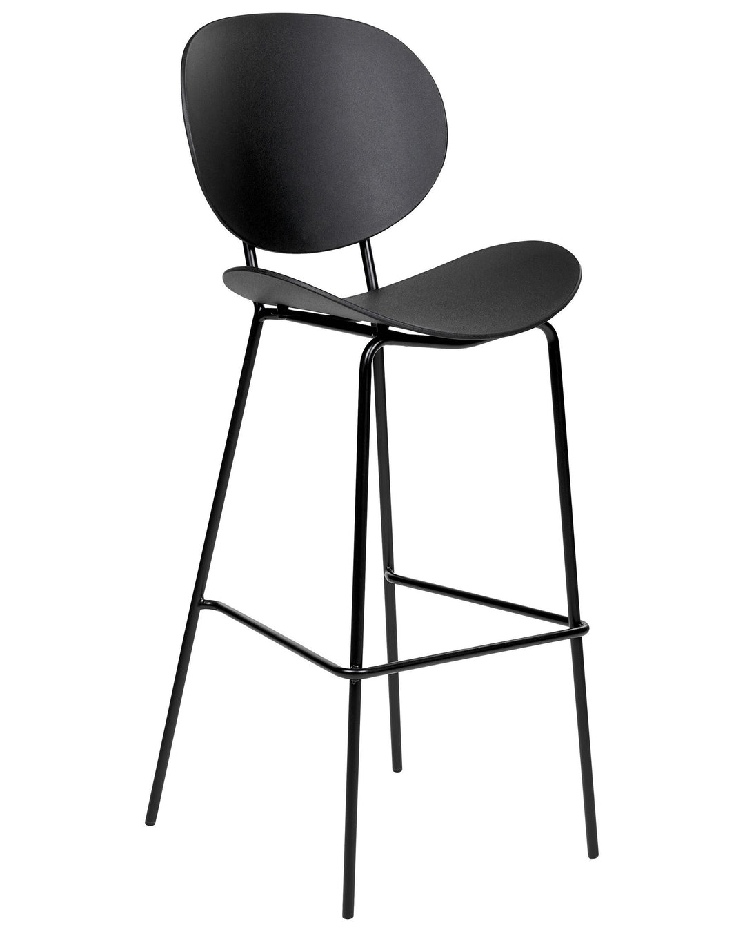 Bar Chair Set of 2 Black Shonto